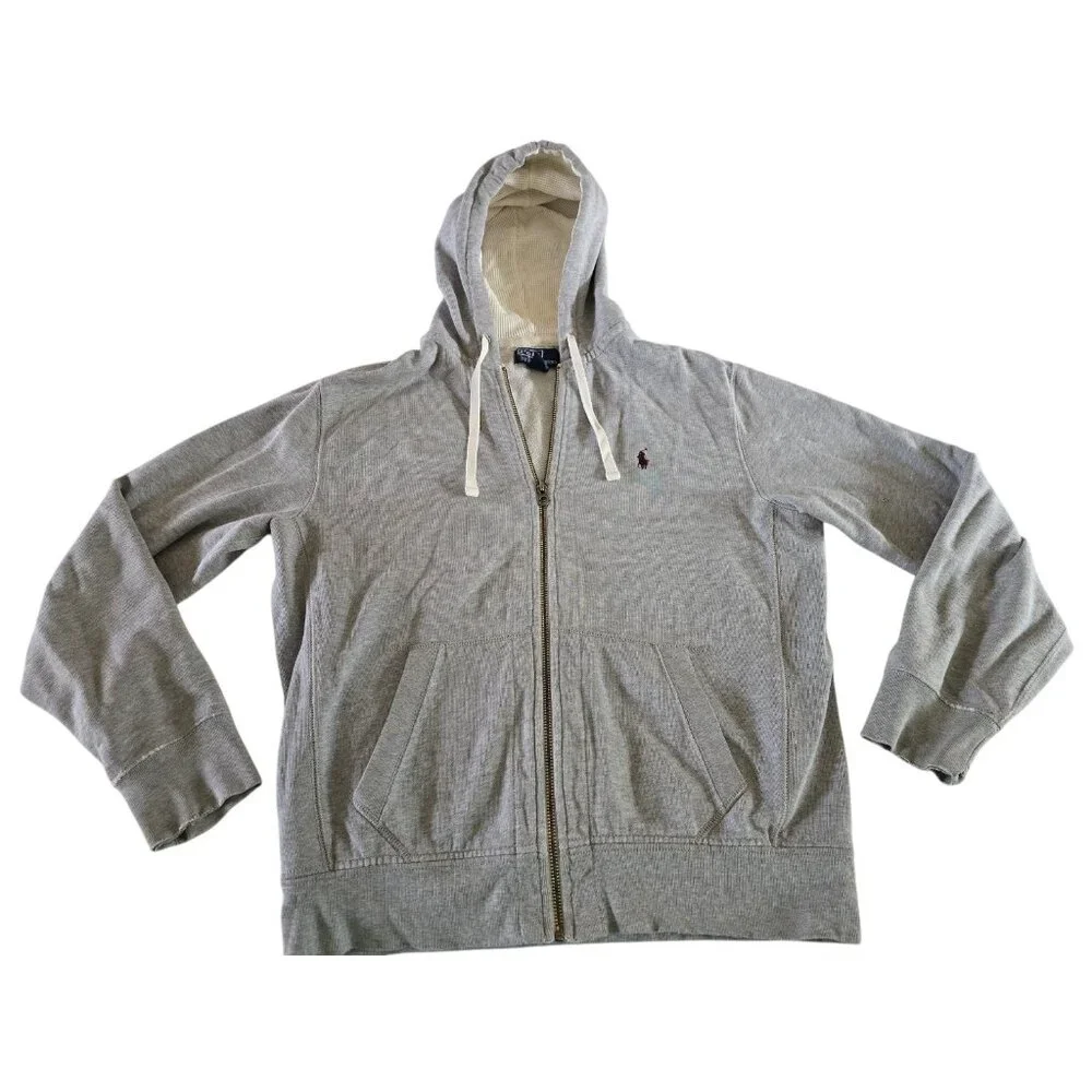 Vintage Polo Ralph Lauren‎ Hoodie Y2K Streetwear Long Sleeve Size Large